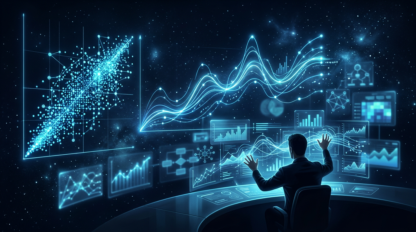 Banner insight: visual analisis data dan chart